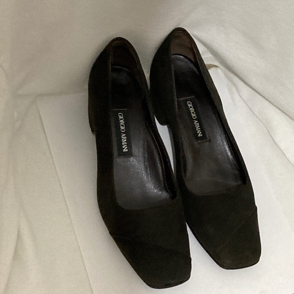 Giorgio Armani, Dark-Chocolate, Suede, Pump, Size 6 - Picture 4 of 8
